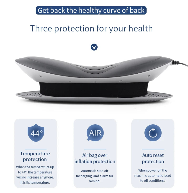 Electric Lumbar Traction Massager for Back Pain Relief - 15