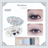 6-Color Swan Ballet Eyeshadow Palette