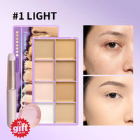 8-Color Professional Cream Concealer and Contouring Palette