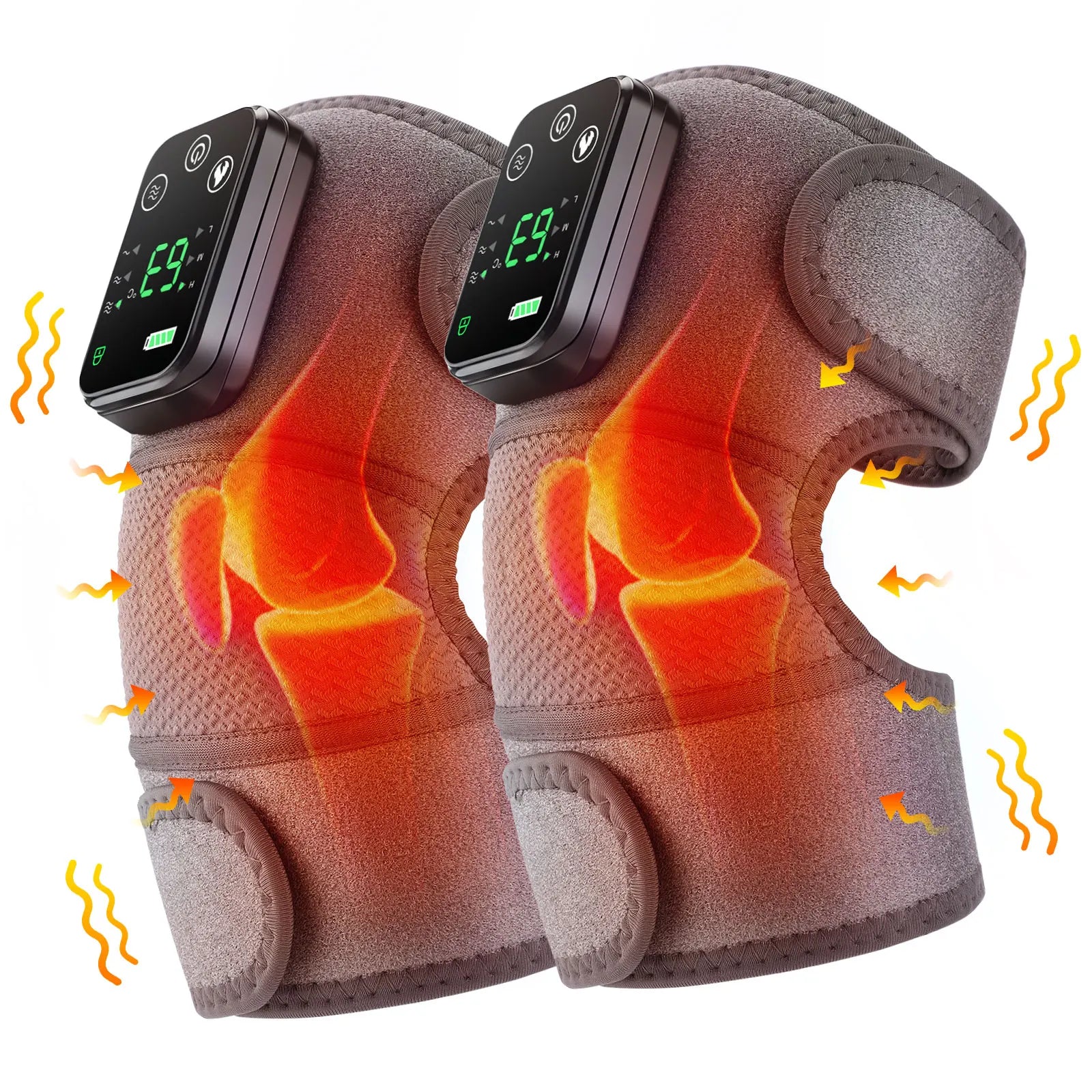 Heated Vibration Knee and Joint Massager - 1