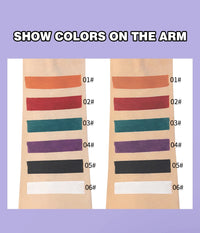6-Piece Waterproof Velvet Matte Liquid Lipstick Set