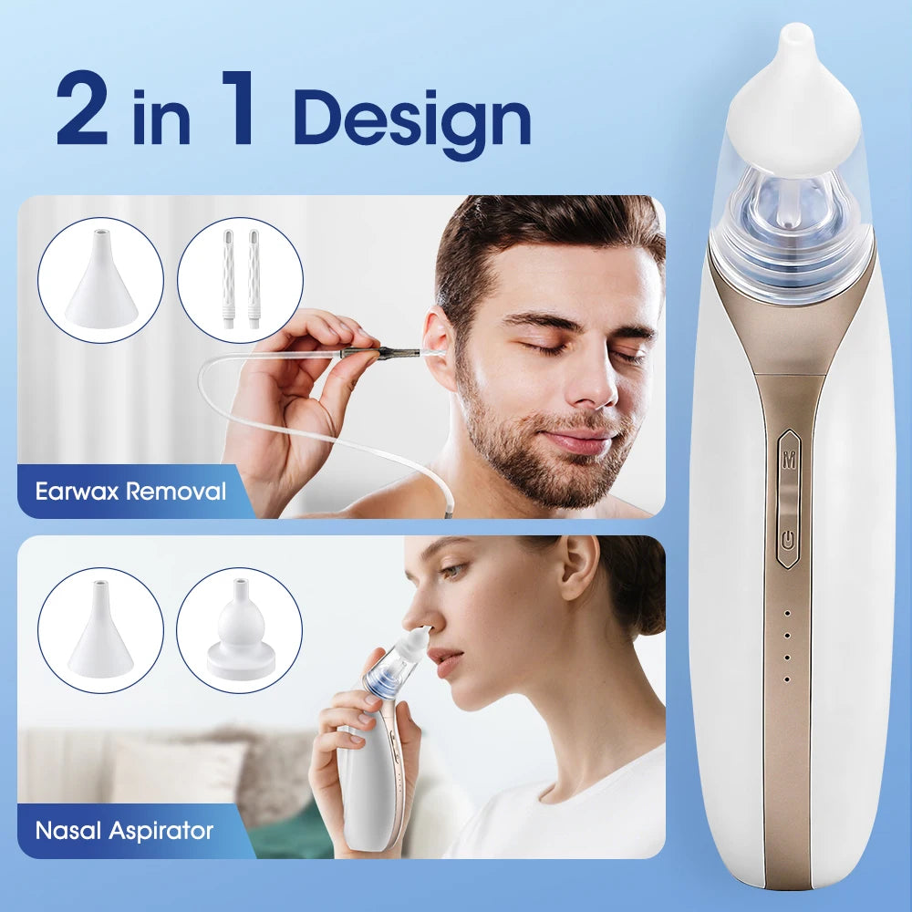 Electric Ear Wax Removal Vacuum Cleaner Set - 2
