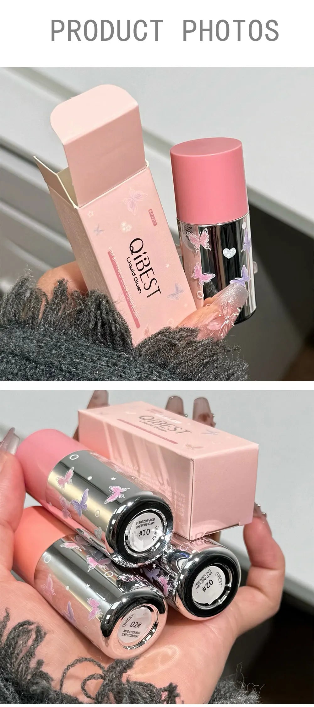 Velvet Matte Liquid Blush with Sponge Applicator - 19