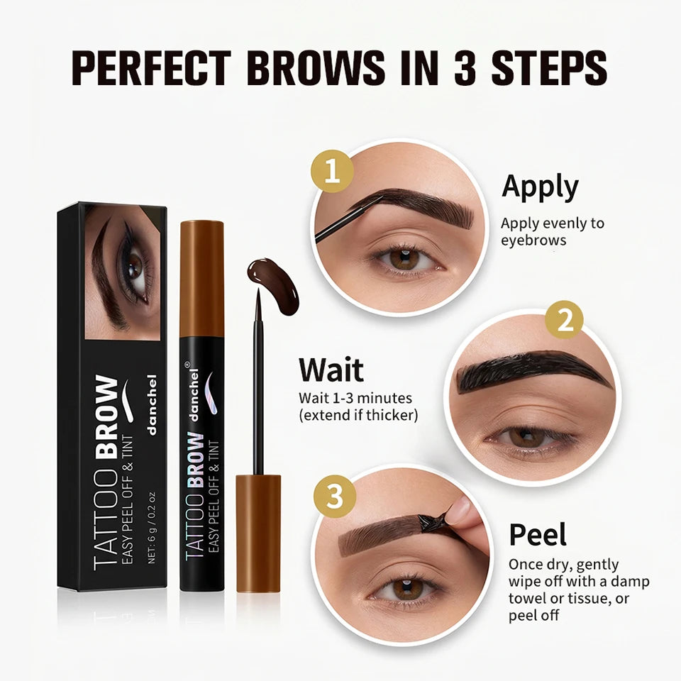 Waterproof Peel-Off Eyebrow Tint Gel - 14