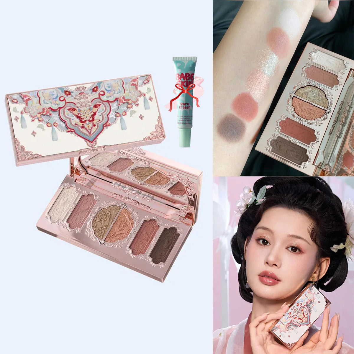 8-Color Chocolate Themed Eyeshadow Palette - 21