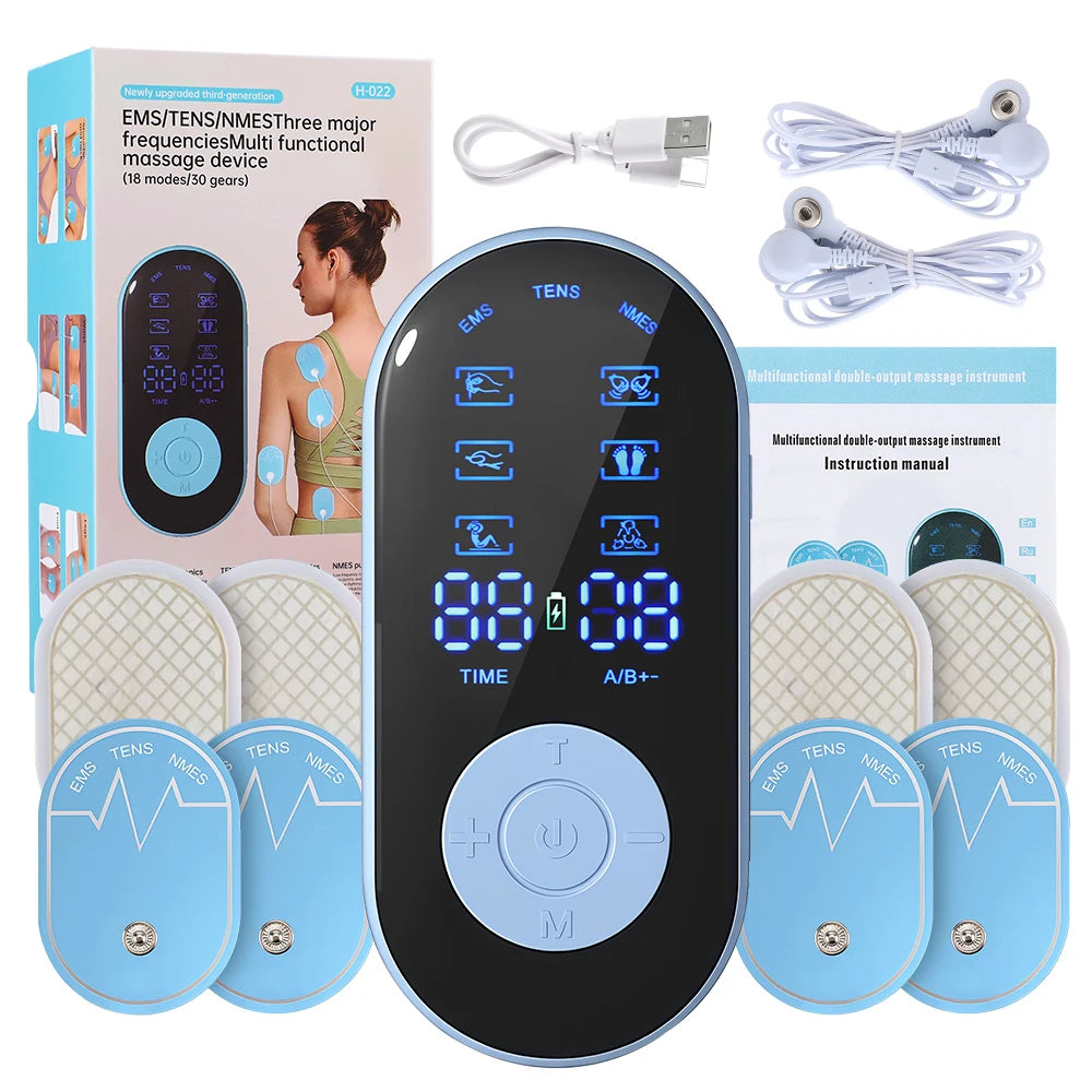 Dual-Channel EMS & TENS Full Body Muscle Stimulator - 1