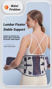 Adjustable Lumbar Support Belt for Lower Back Pain Relief