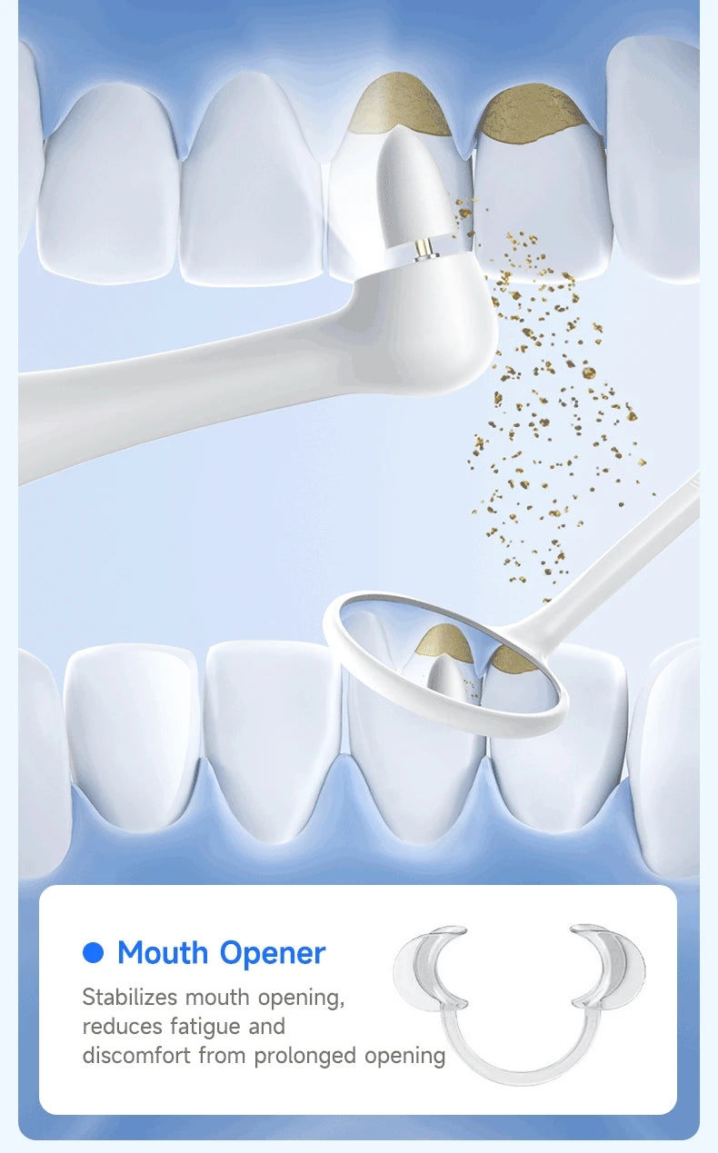 Electric Ultrasonic Teeth Whitening and Tartar Remover Kit - 19