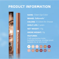Waterproof Shimmer Eyeliner Pencil for Brightened Eyes