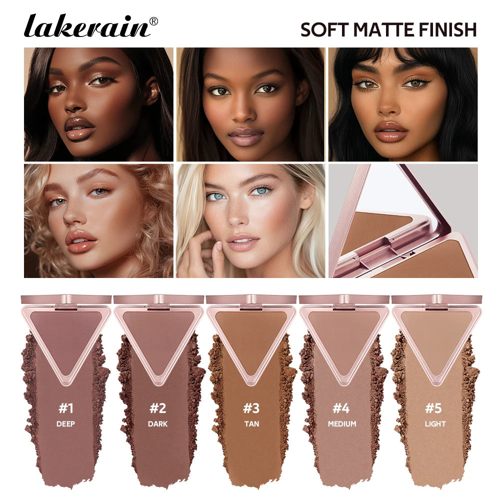 Matte Bronzer Powder for Face Contouring and Shading - 10