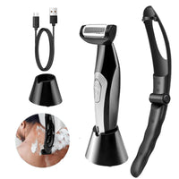 Waterproof Rechargeable Electric Back and Body Hair Trimmer