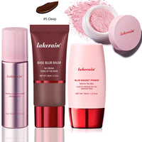 4-Piece Long-Lasting Waterproof Makeup Base and Setting Set