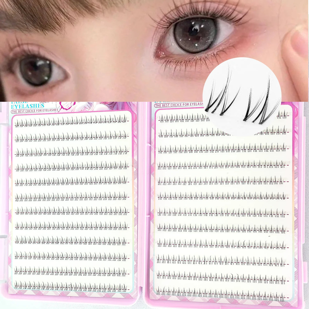 DIY Natural Lower Cluster Eyelashes for Beginners