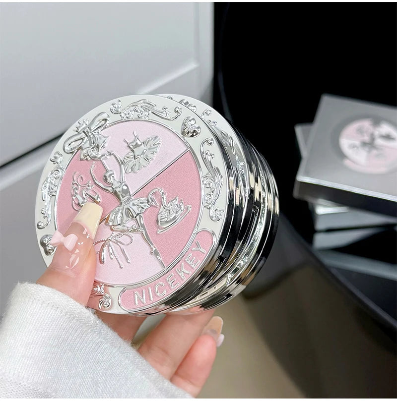 Matte Three-Color Pressed Setting Powder for Oil Control - 16