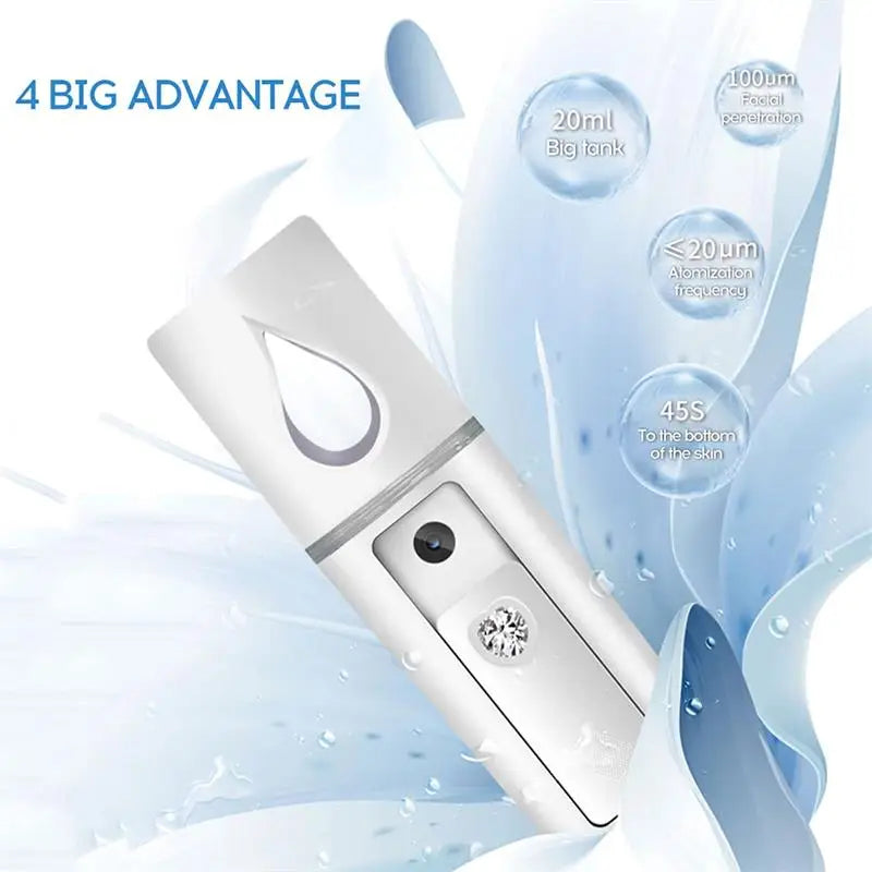 Portable Nano Facial Mist Sprayer for Instant Hydration - 3