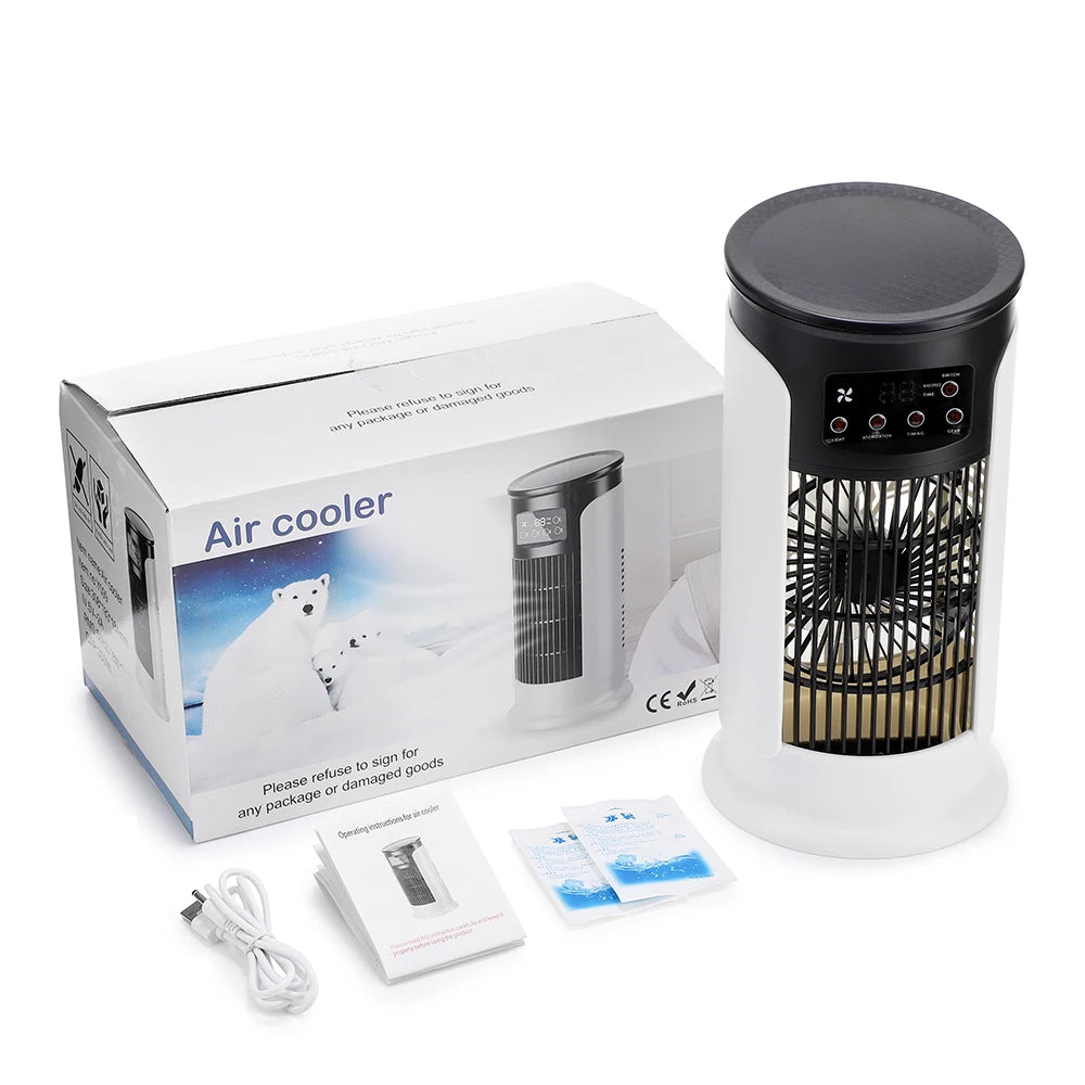 Portable USB Desktop Air Cooler and Humidifier - 15