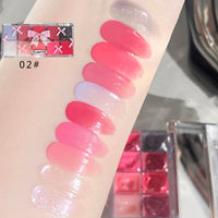 10-Color Moisturizing Lip Gloss Palette