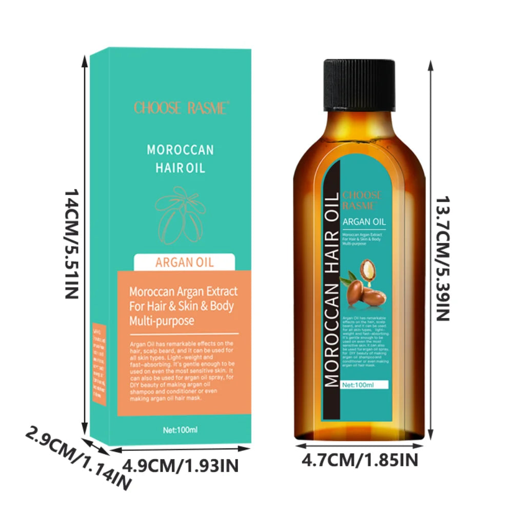 Moroccan Argan Hair Repair and Anti-Frizz Oil - 6