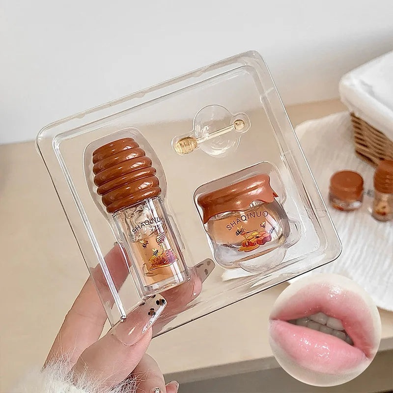Honey Moisturizing Lip Care Repair Set - 6