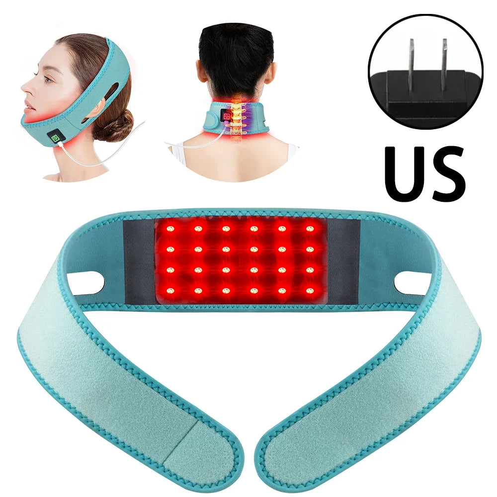 Red Light Therapy Neck & Chin Lifting Wrap - 13