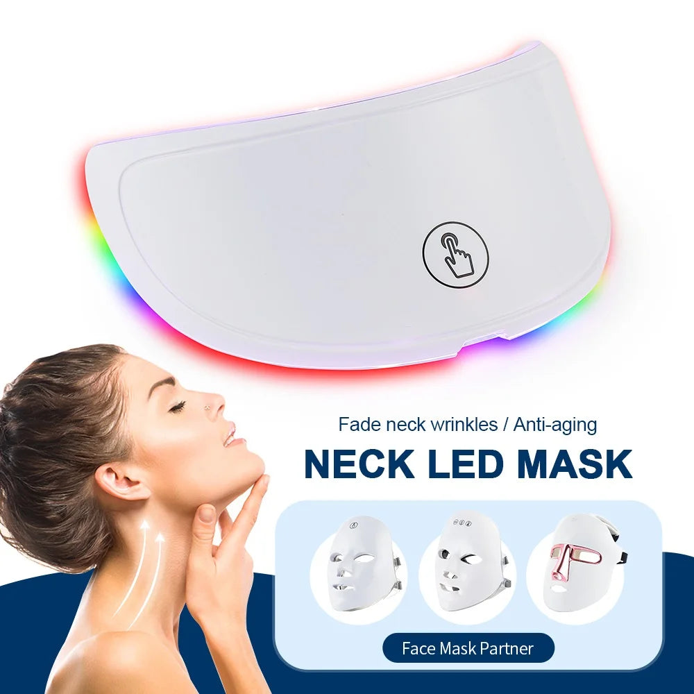 7-Color LED Photon Therapy Facial & Neck Mask - 11
