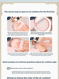 Moisturizing Air Cushion Foundation for Flawless Natural Coverage