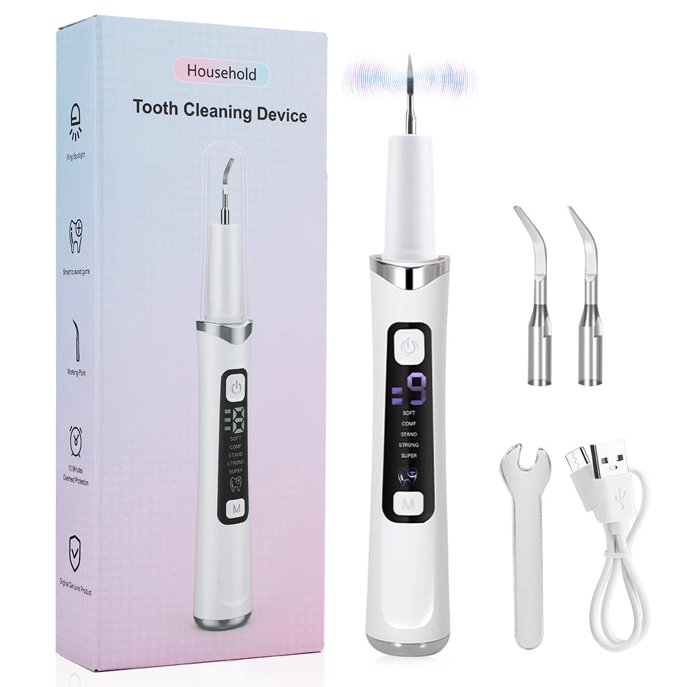 Ultrasonic Electric Teeth Cleaning Scaler for Tartar & Stain Removal - 12