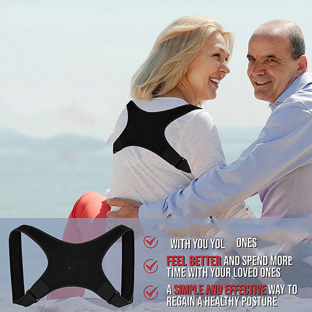 Adjustable Back Posture Corrector for Pain Relief - 18