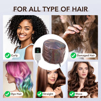 Electric Deep Conditioning Hair Steamer Cap for Home Spa