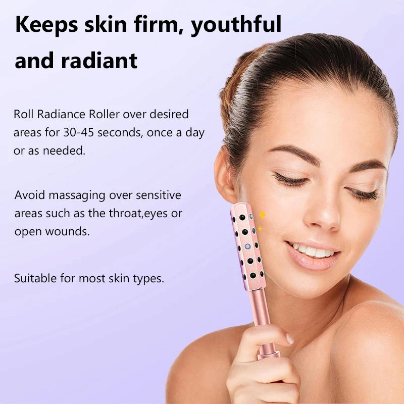 Germanium Facial Massage Roller for Skin Tightening - 18