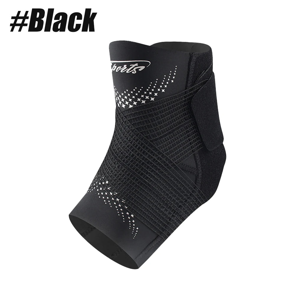 Adjustable Compression Ankle Support Brace for Pain Relief - 23