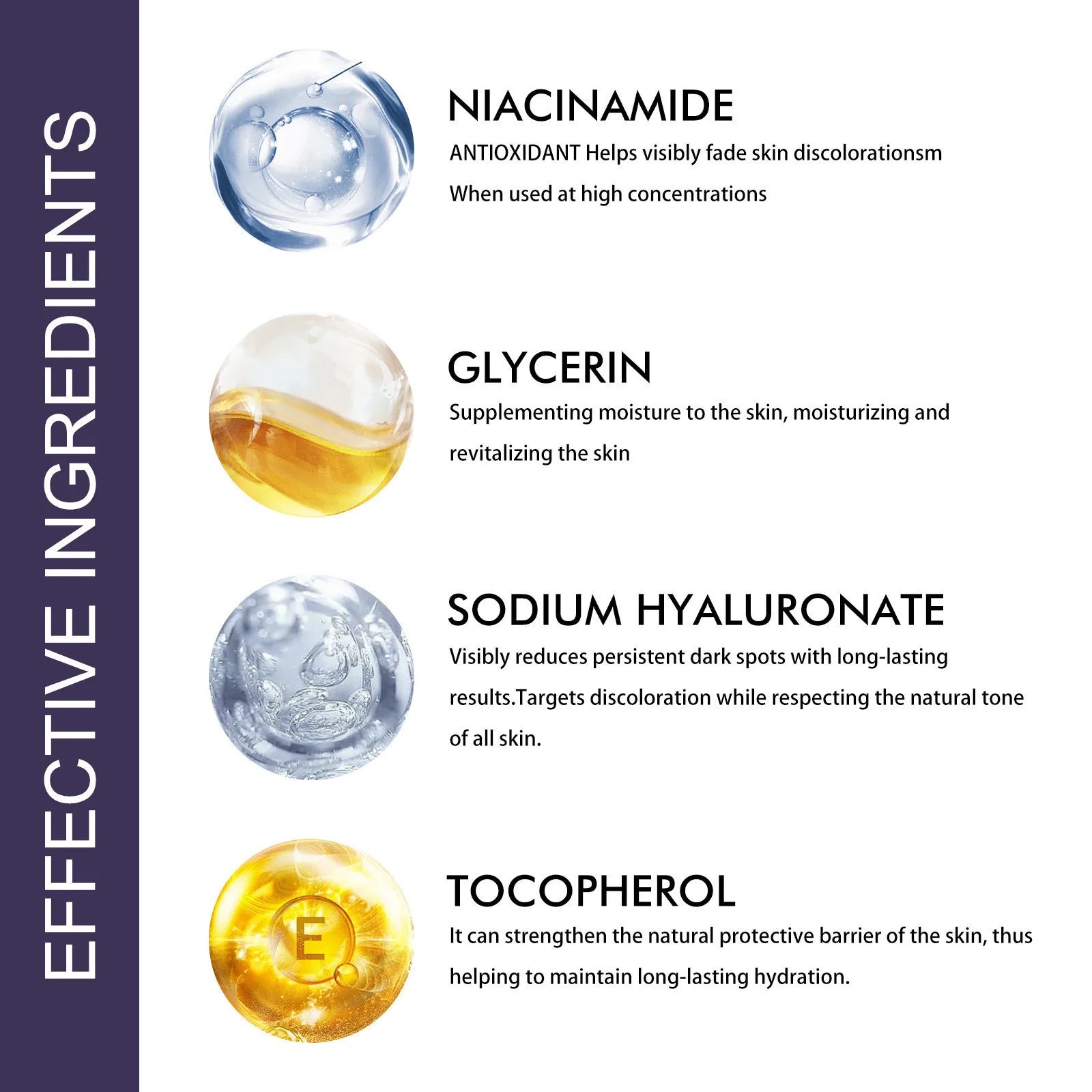Niacinamide Vitamin B3 Brightening Face Serum for Dark Spots - 10