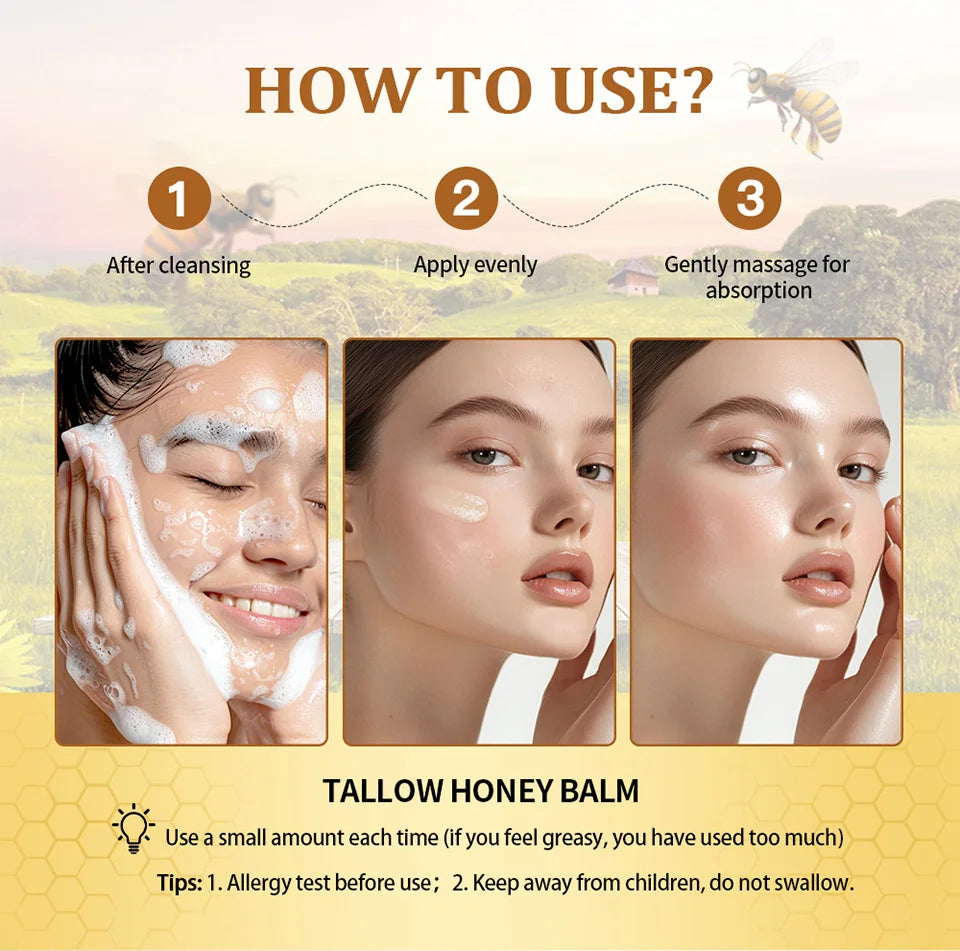Whipped Beef Tallow and Honey Moisturizing Face and Body Balm - 14