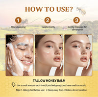 Whipped Beef Tallow and Honey Moisturizing Face and Body Balm