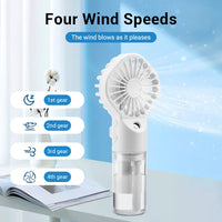 Portable Handheld Mist Fan with Humidifier