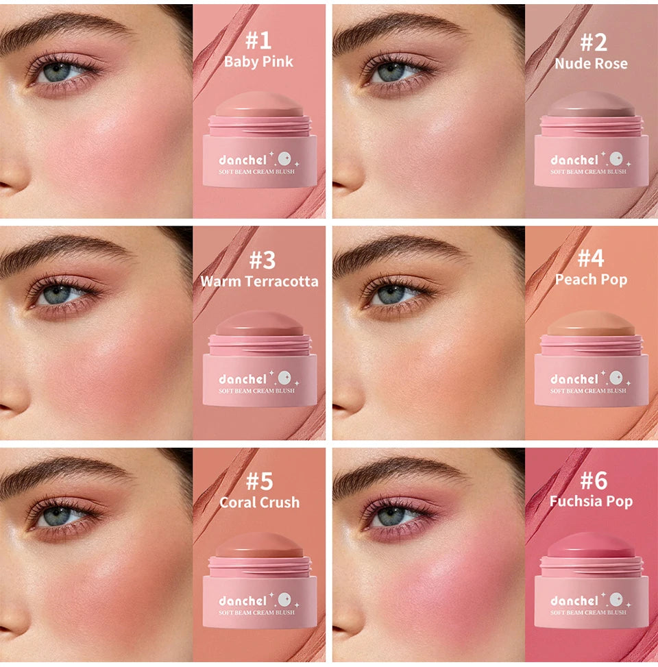 Multi-Use Soft Cream Blush for Cheeks, Lips, and Eyes - 8