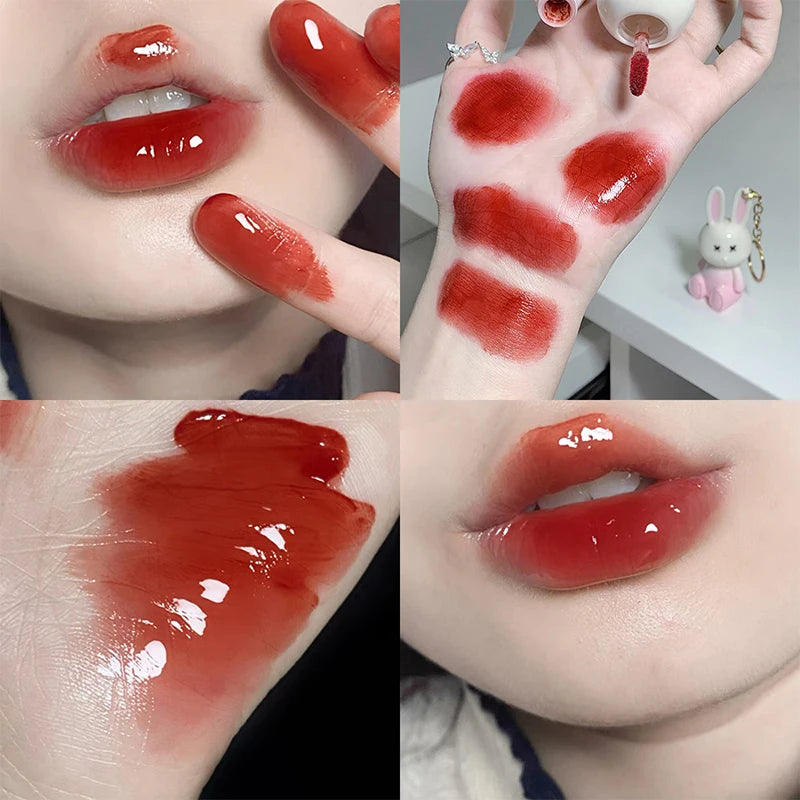 Hydrating Bunny Keychain Glossy Lip Lacquer - 25