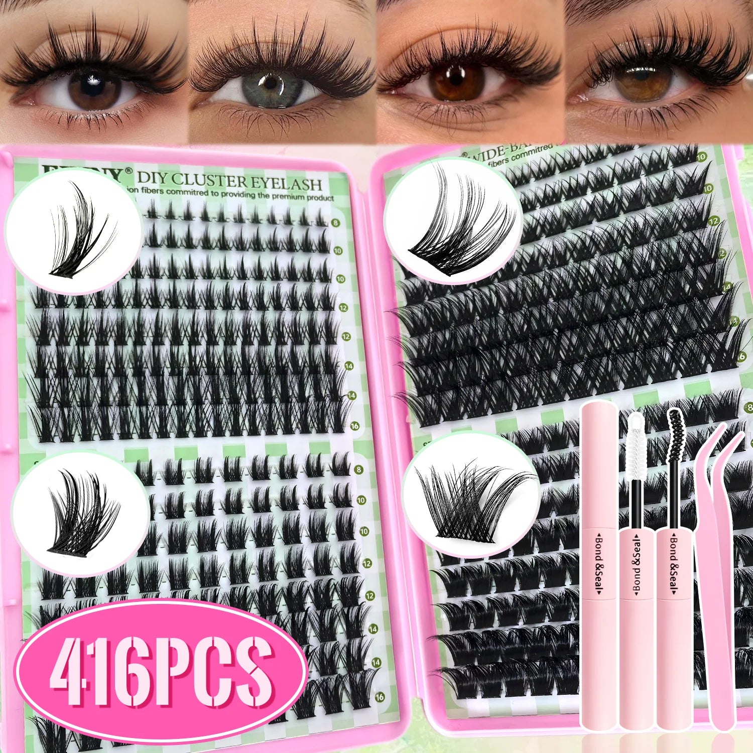 DIY Individual Lash Cluster Kit for Volume - 12