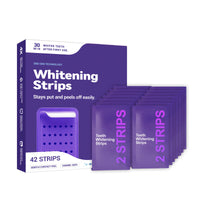Purple Teeth Whitening Strips for a Brighter Smile