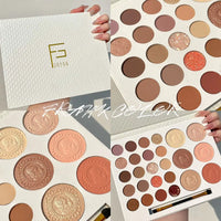 26-Color All-in-One Eyeshadow, Highlighter and Blush Palette