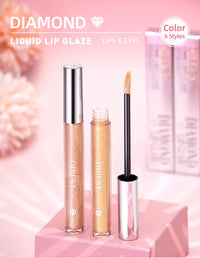 Diamond Shimmer Waterproof Liquid Lip Gloss