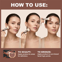 Long-Lasting Mousse Cream Bronzer and Contour