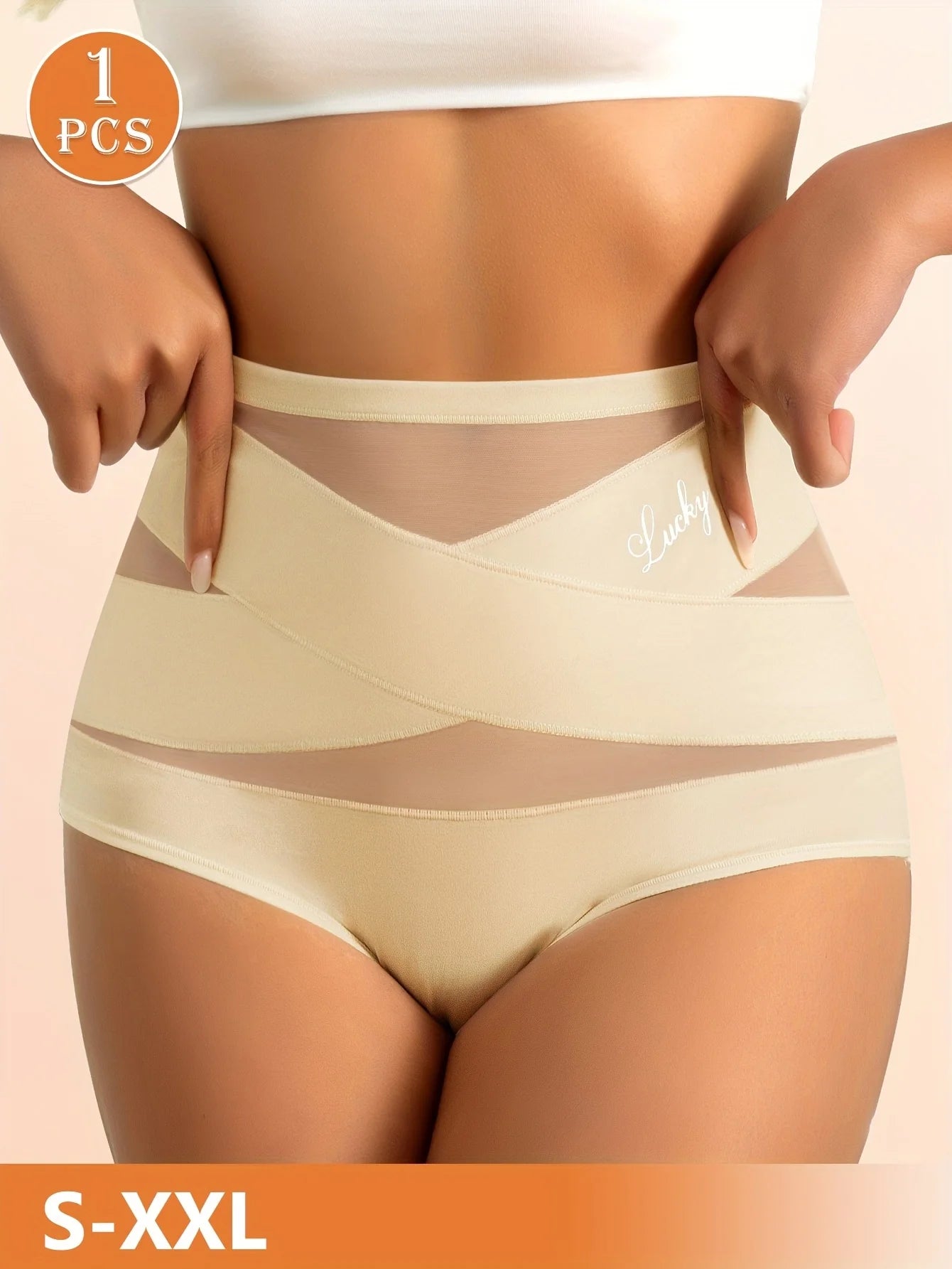 High-Waist Tummy Control Seamless Shaping Panties - 17