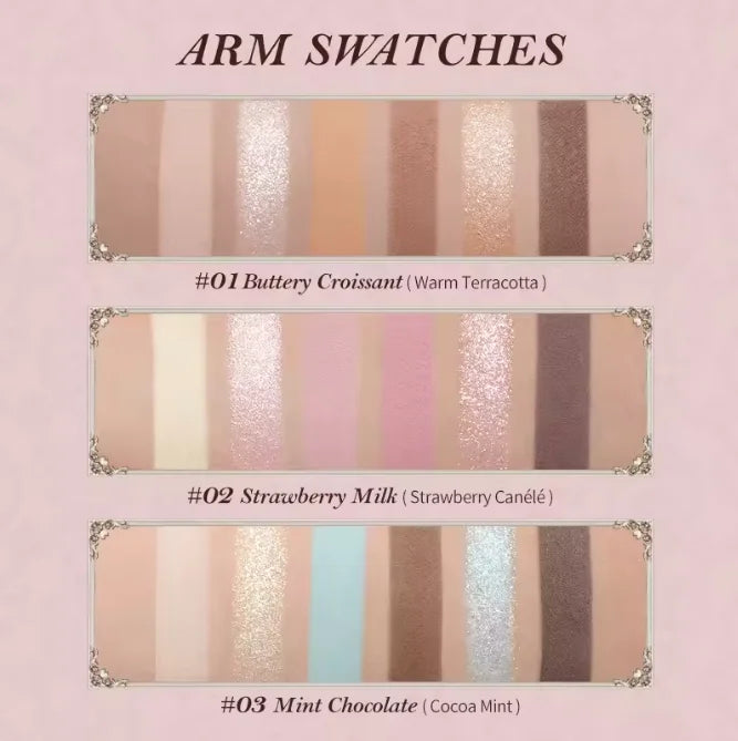 6-Color Eyeshadow and Makeup Palette Set - 16