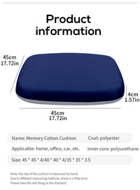 Ergonomic Memory Foam Seat Cushion for Office and Car