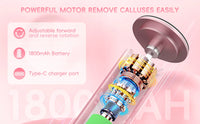 2-in-1 Electric Foot Callus Remover and Nail Polisher