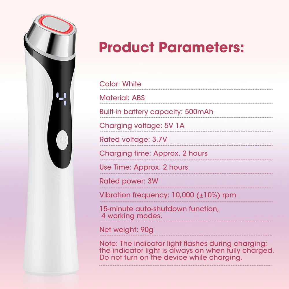 4-Mode Microcurrent Facial Lifting and Skin Tightening Device - 13