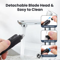 Portable Rechargeable Electric Nose and Ear Hair Trimmer