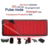 Wearable Red and Infrared Light Therapy Wrap for Muscle Recovery
