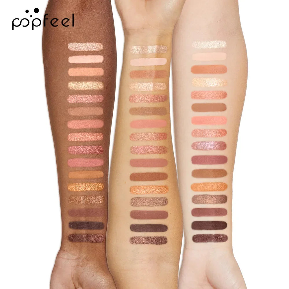 16-Color Waterproof Shimmer and Matte Eyeshadow Palette - 4